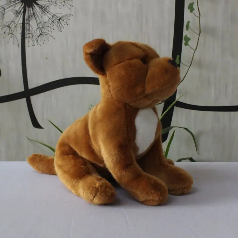Peluche Chien American Staffordshire Terrier