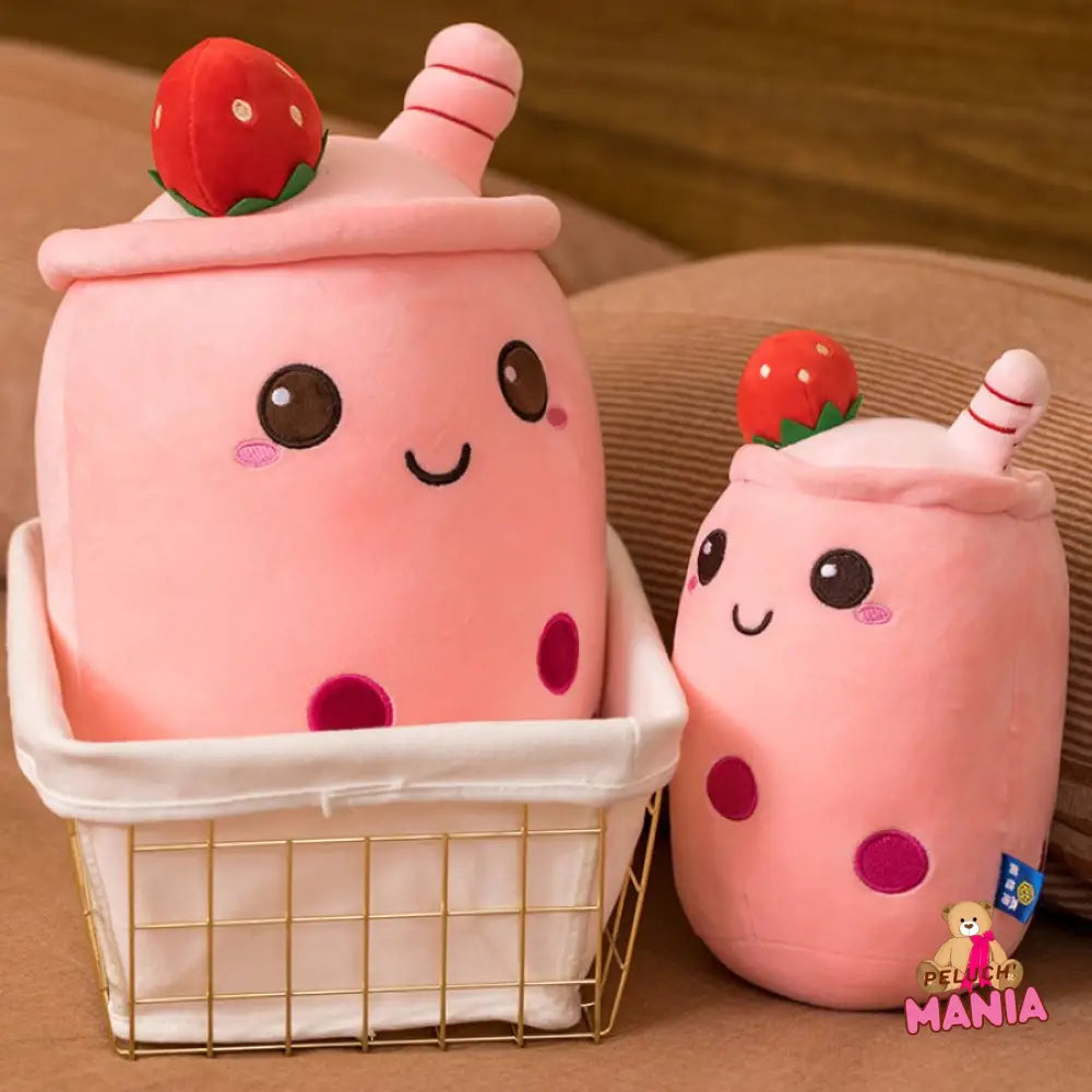 Peluche Bubble Tea Crème Chantilly Kawaii