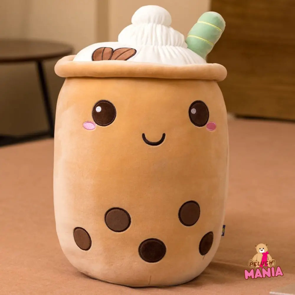 Peluche Bubble Tea Crème Chantilly Kawaii