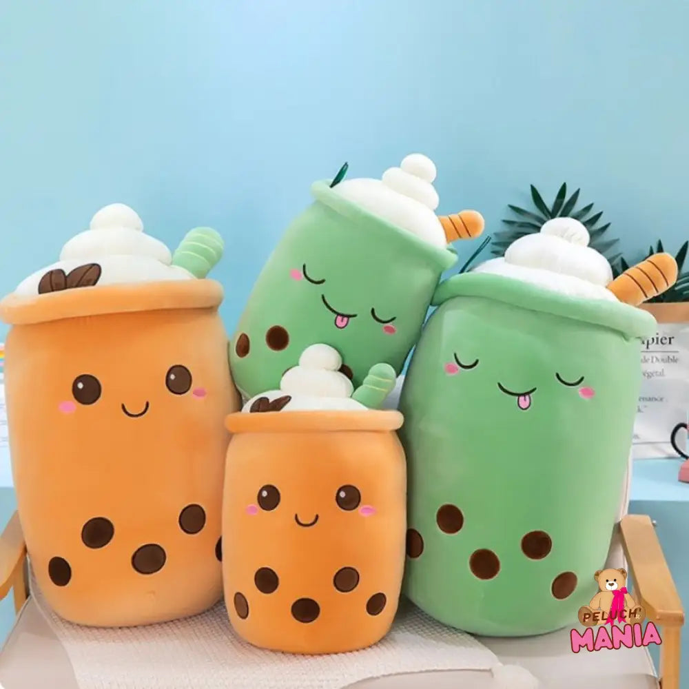 Peluche Bubble Tea Crème Chantilly Kawaii