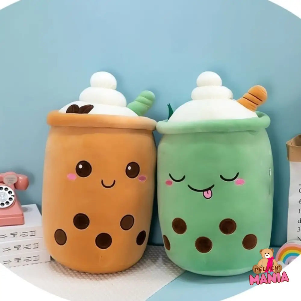 Peluche Bubble Tea Crème Chantilly Kawaii