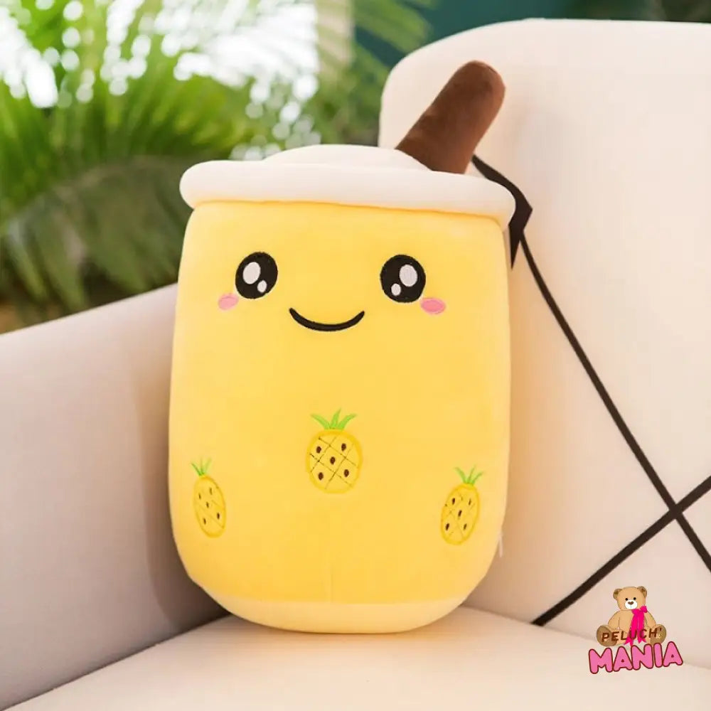 Peluche Bubble Tea - Fruit Kawaii Ananas / 20 - 25Cm