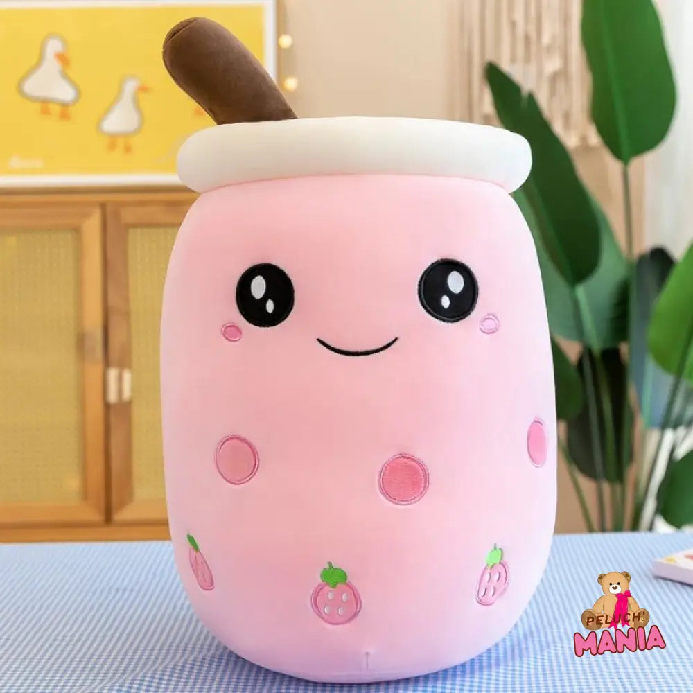 Peluche Bubble Tea - Fruit Kawaii Fraise / 30 - 35Cm