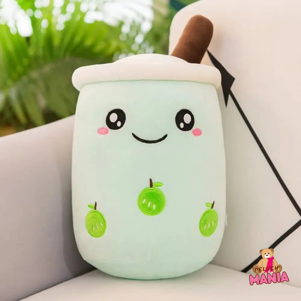 Peluche Bubble Tea - Fruit Kawaii Pomme / 20 - 25Cm