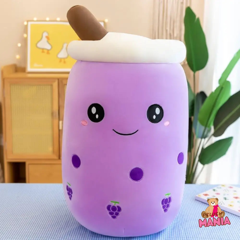Peluche Bubble Tea - Fruit Kawaii Raisin / 30 - 35Cm