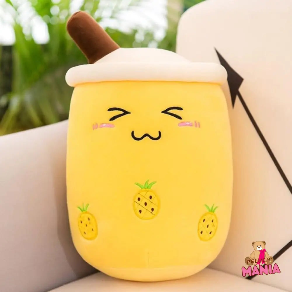 Peluche Bubble Tea Fruit Kawaii Timide
