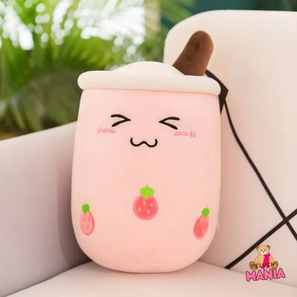 Peluche Bubble Tea Fruit Kawaii Timide