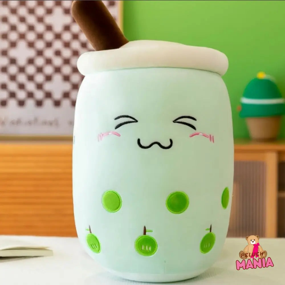Peluche Bubble Tea Fruit Kawaii Timide Pomme / 20 - 25Cm