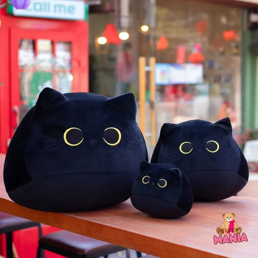 Peluche Chat Bouboule Noir