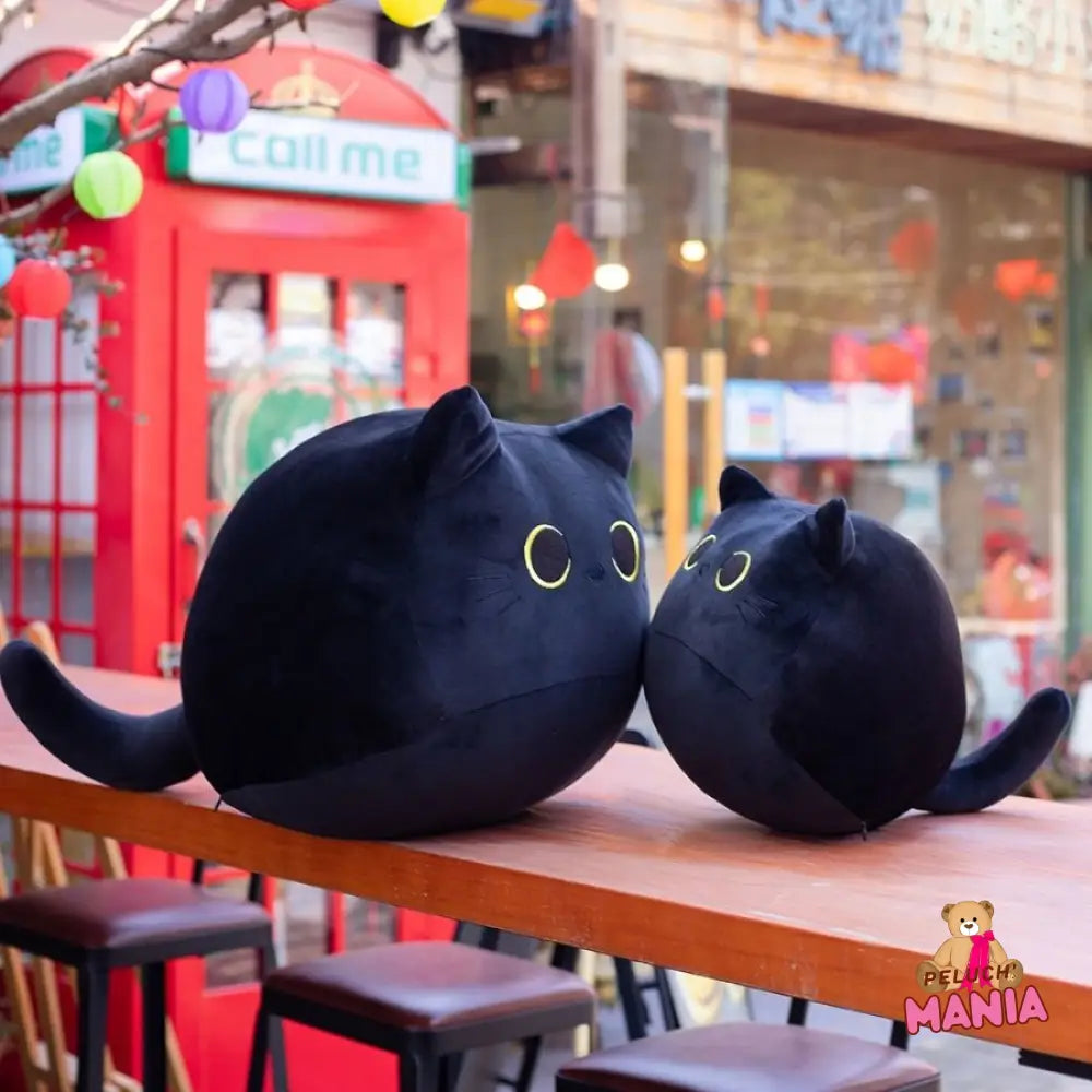 Peluche Chat Bouboule Noir