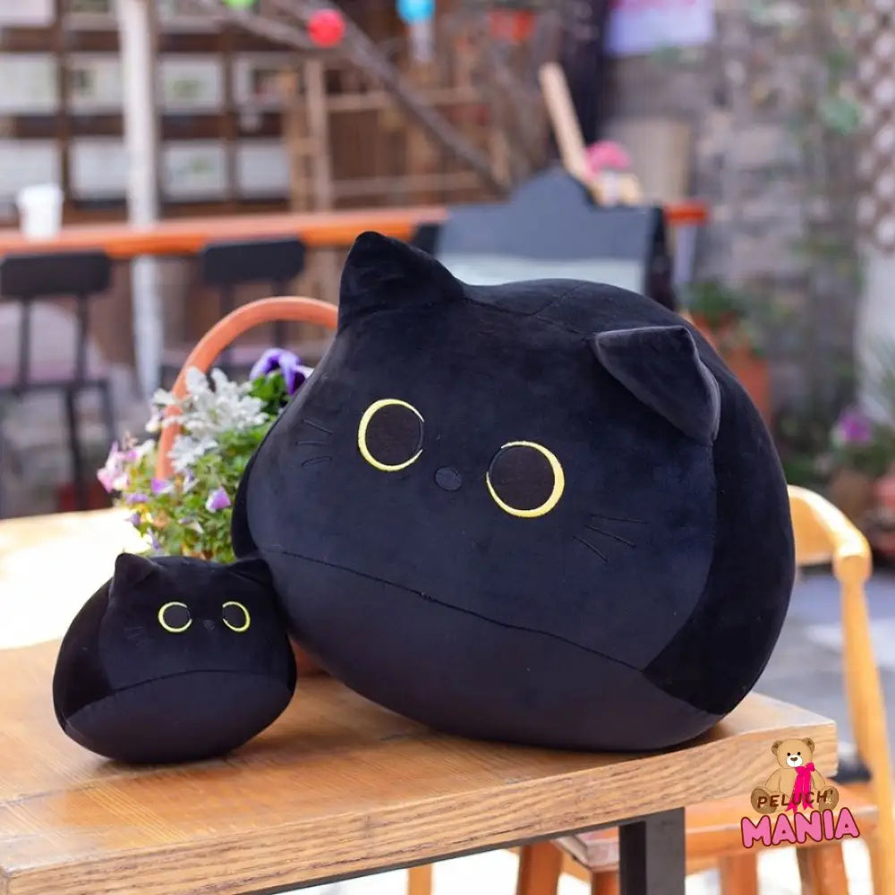 Peluche Chat Bouboule Noir