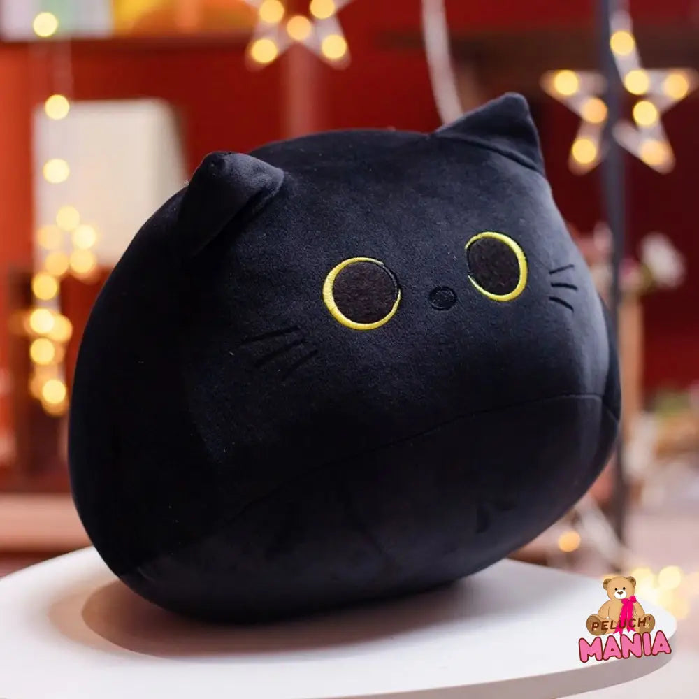 Peluche Chat Bouboule Noir Xs