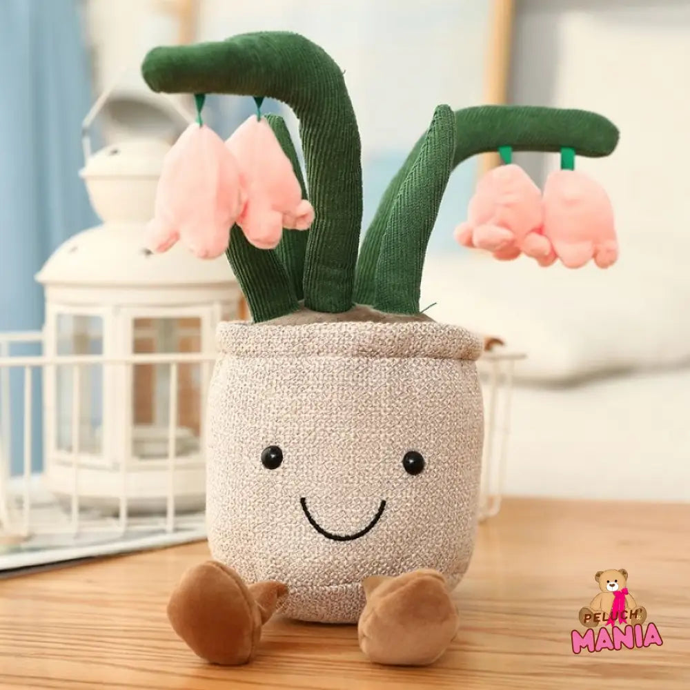 Peluche Kawaii Fleur Jacinthe Rose