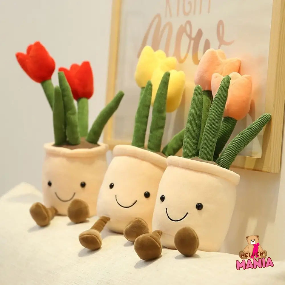 Peluche Kawaii Fleur Tulipe