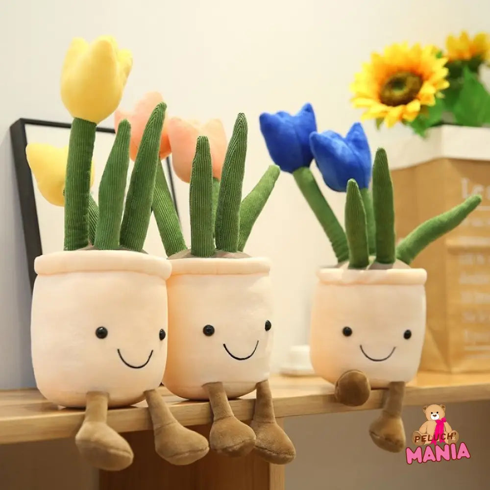 Peluche Kawaii Fleur Tulipe