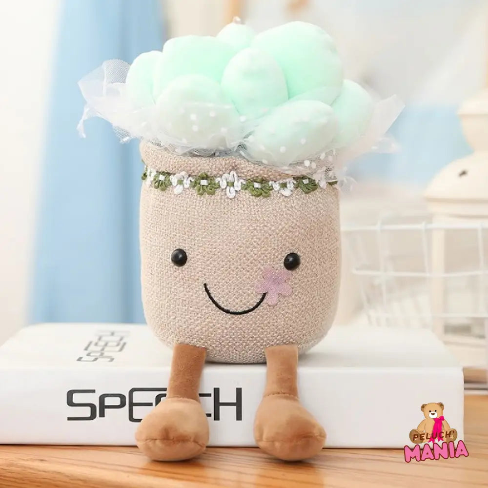 Peluche Kawaii Plante Mariage Vert Clair