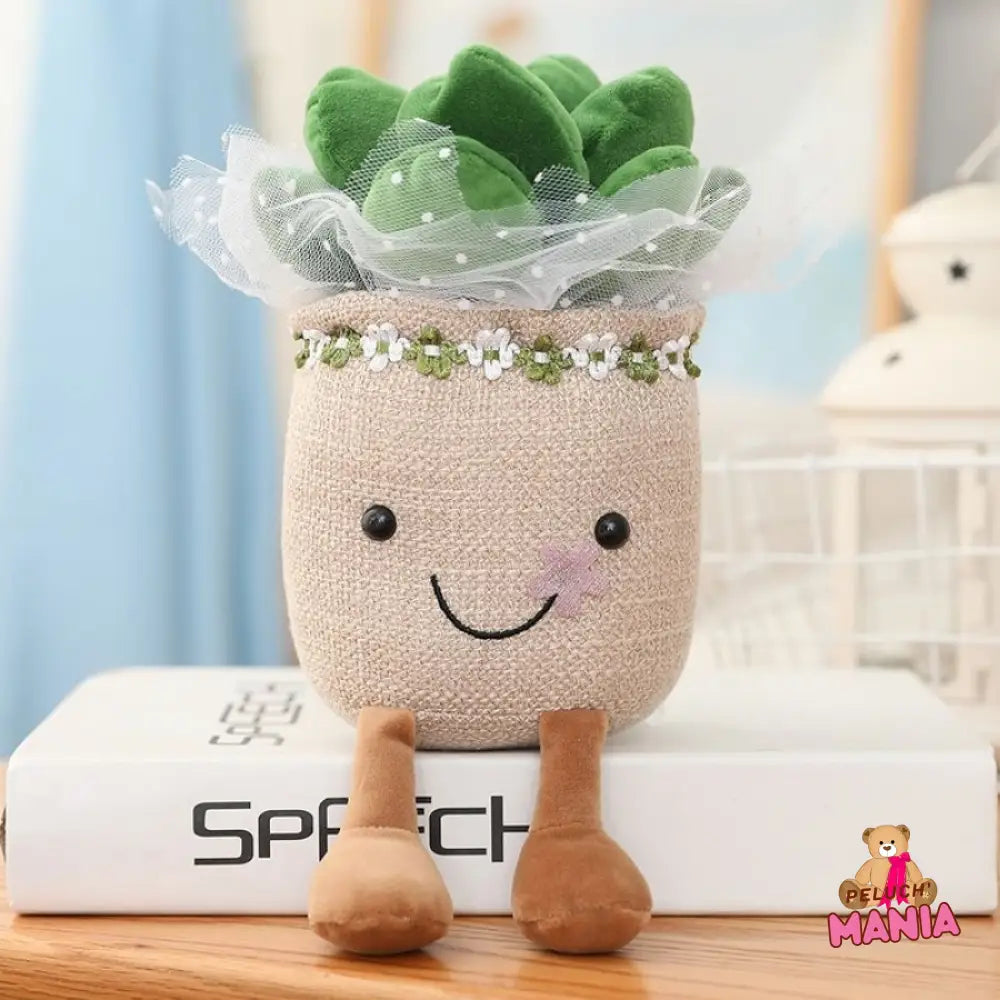 Peluche Kawaii Plante Mariage Vert Foncé