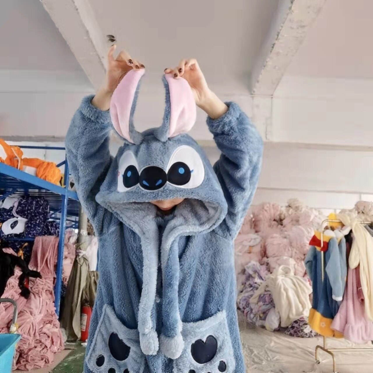 Peignoir pour enfant - Stitch - Taille 10 ans - Disney