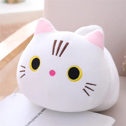 Colorful cat pillow