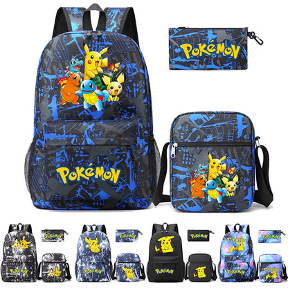 mochila escolar pikachu