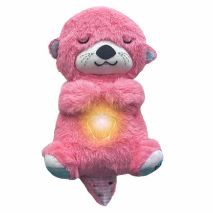 Musical and luminous otter plush toy