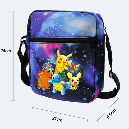 mochila escolar pikachu