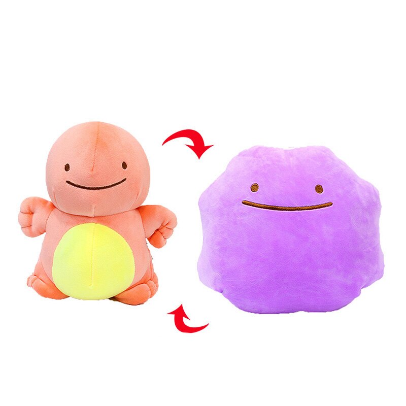 Pokemon Reversible Plush, Ditto Pokemon Plush, Ditto Reversible