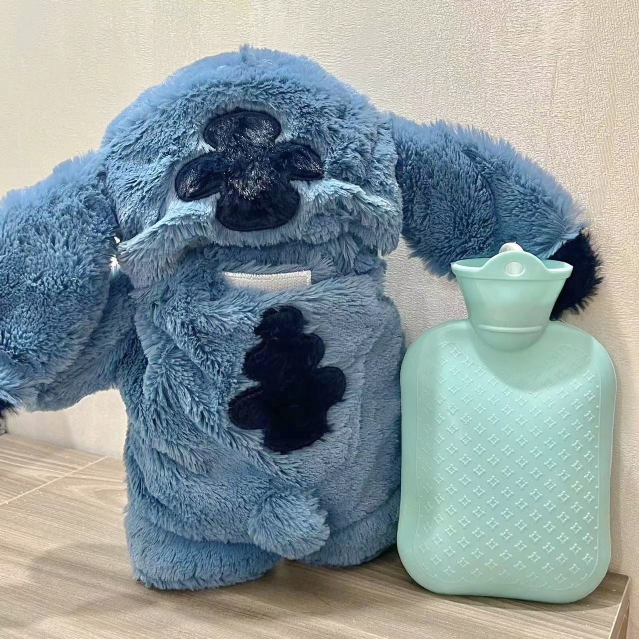 Disney Stitch Water Bottle with Sleeve