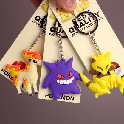 Porte-clés À La Mode Avec Personnage De Pokemon, Pikachu